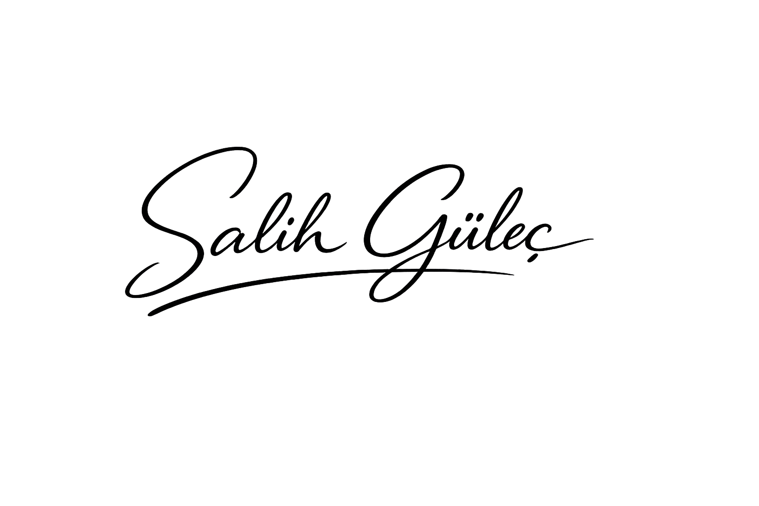 Salih Güleç Signature